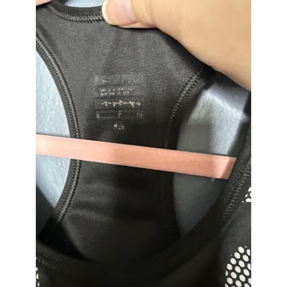 Nike Athletic Bra Sports Bra Size Small No Padding Dri Fit Letter Pattern - Picture 4 of 7